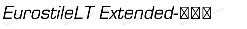 EurostileLT Extended字体转换